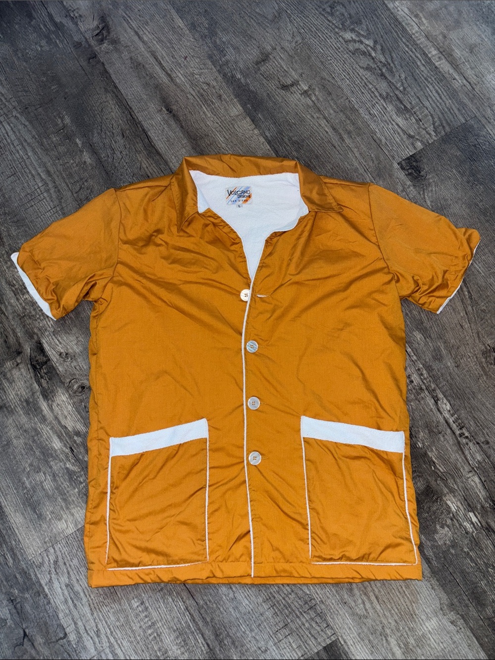Volcano Designs Goldfinger Terry Lined Cabana Shirt
